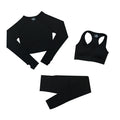 Conjunto Feminino Fitness Yoga - 3 peças